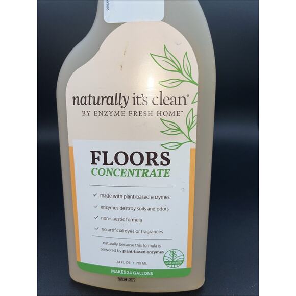 Naturally it's clean Floor Cleaner Concentrate | Makes 24 Gallons | Enzyme Fresh - Picture 2 of 5